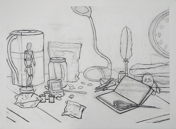 line weight still life